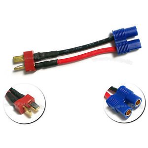 (image for) *Deans T-Plug to EC3 Female Adapter Wire